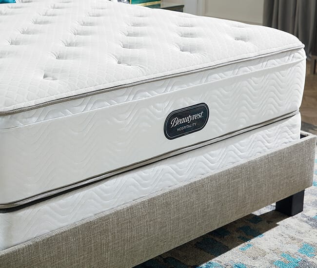 Simmons beautyrest plush euro hotsell top mattress